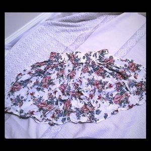 Brandy Melville Floral Skirt